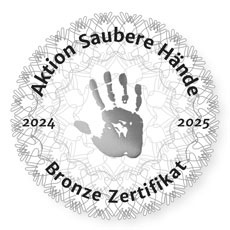 Bronze-Zertifikat - Aktion saubere Hände
