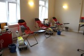 Blutspendeaktion der HAEMA im Fachkrankenhaus Coswig