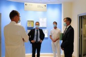 Der sächsische Landtagspräsident Herr Dr. Matthias Rößler zu Besuch im Fachkrankenhaus Coswig